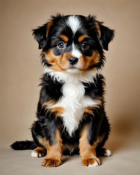 可爱瑞士伯恩犬写真摄影图片